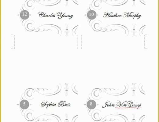 Postcard Printing Template Free Of 5 Printable Place Card Templates &amp; Designs