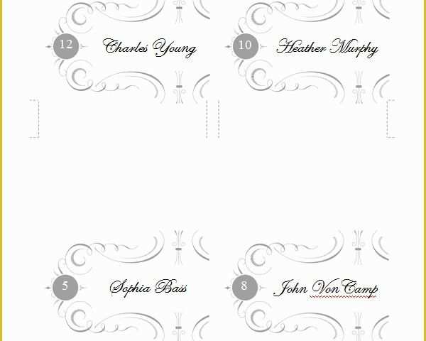 Postcard Printing Template Free Of 5 Printable Place Card Templates &amp; Designs