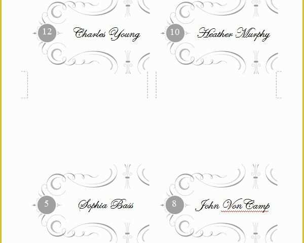 Postcard Printing Template Free Of 5 Printable Place Card Templates &amp; Designs