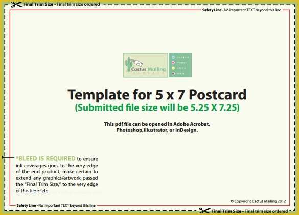 Postcard Template Free Download Of 18 5×7 Postcard Templates – Free Sample Example format