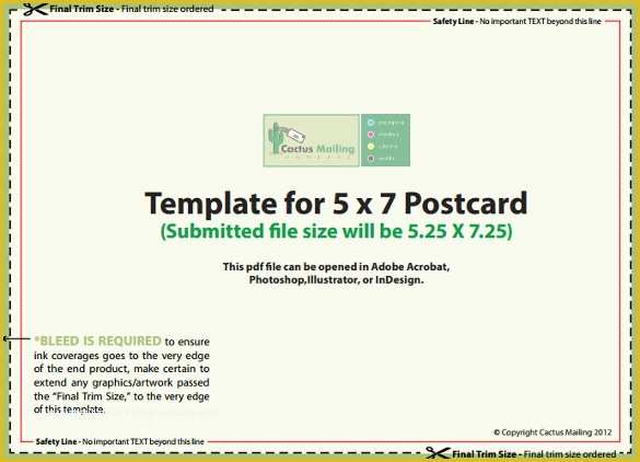 Postcard Template Free Download Of 18 5×7 Postcard Templates – Free Sample Example format