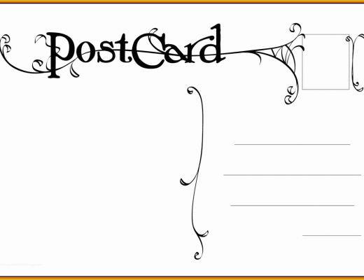 Postcard Template Free Download Of Free Postcard Templates
