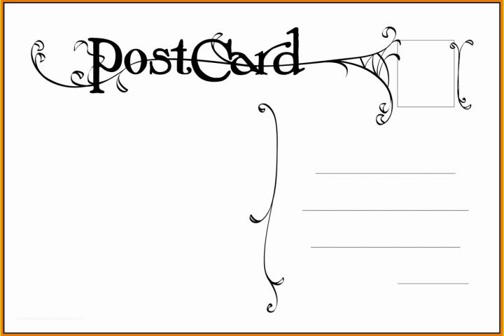 Postcard Template Free Download Of Free Postcard Templates