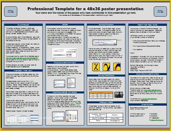 Poster Presentation Template Free Download Of 5 Power Point Poster Templates