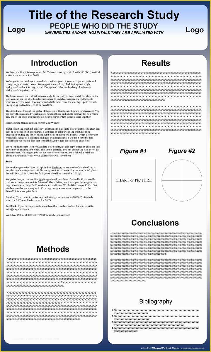Poster Presentation Template Free Download Of A1 Portrait Poster Template Templates Data