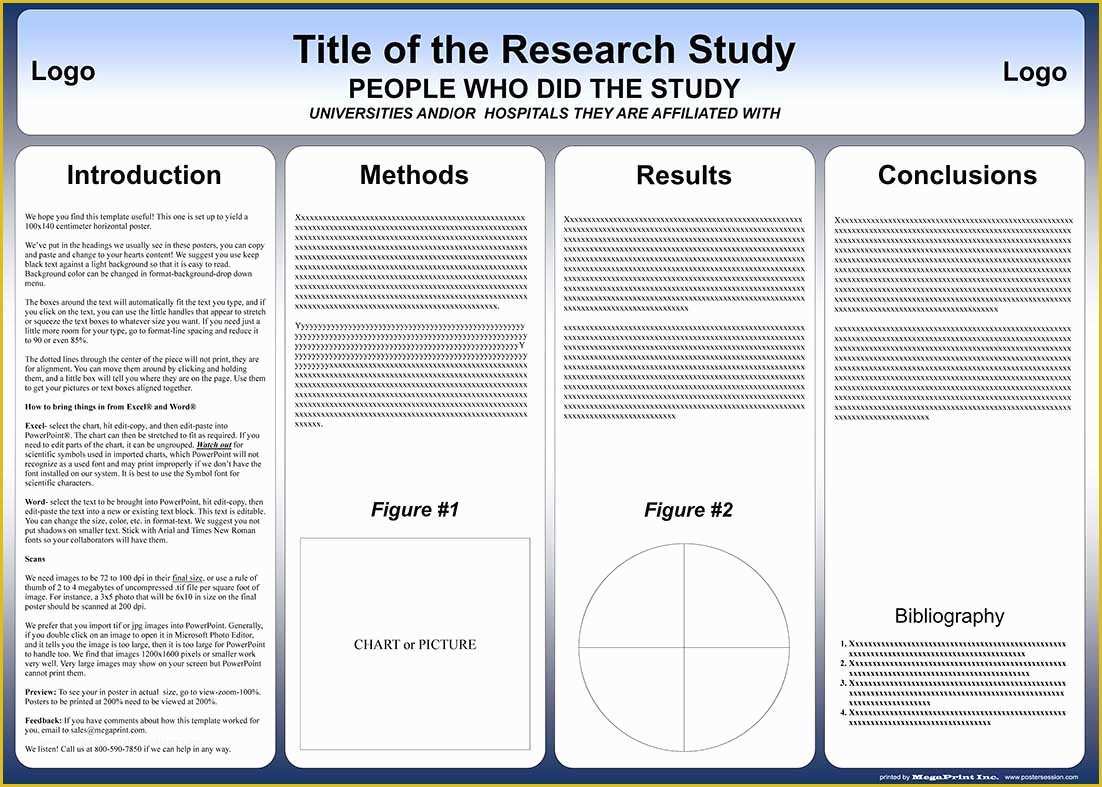 Poster Presentation Template Free Download Of Free Powerpoint Scientific Research Poster Templates for