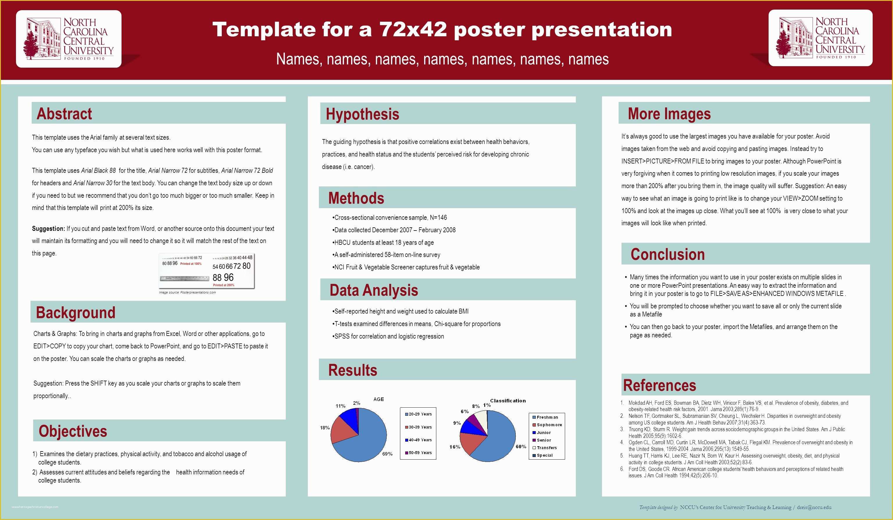 Poster Presentation Template Free Download Of Template for A 72x42 Poster Presentation Ppt