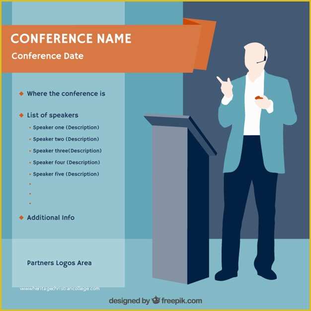 Poster Template Free Download Of Conference Poster Template Vector