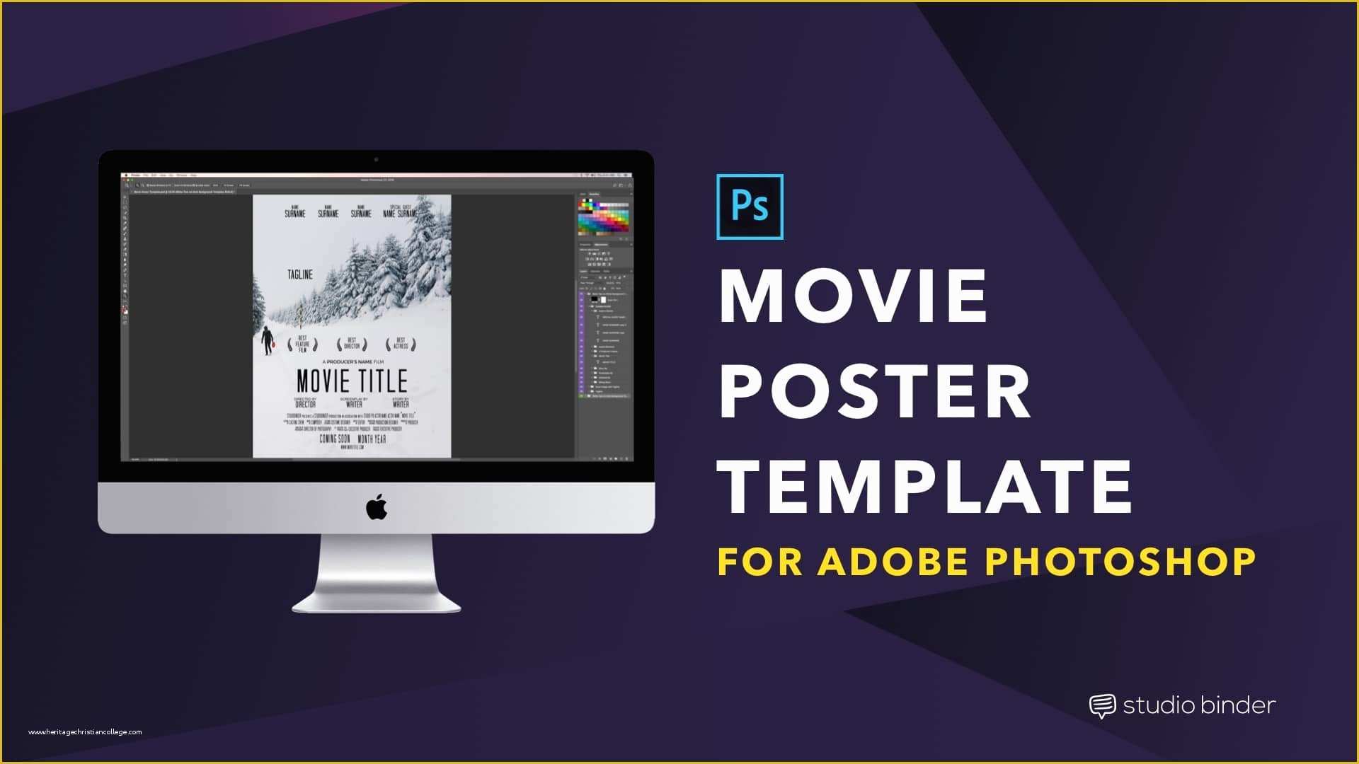 Poster Template Free Download Of Download Your Free Movie Poster Template for Shop