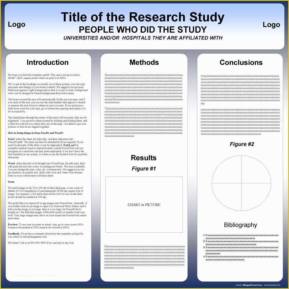 Poster Template Free Download Of Free Powerpoint Scientific Research Poster Templates for