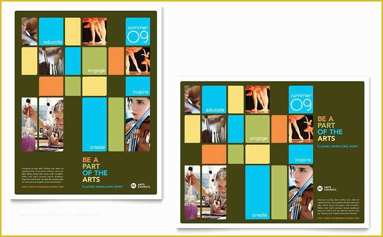 Poster Template Free Microsoft Word Of Arts Council &amp; Education Poster Template Word &amp; Publisher