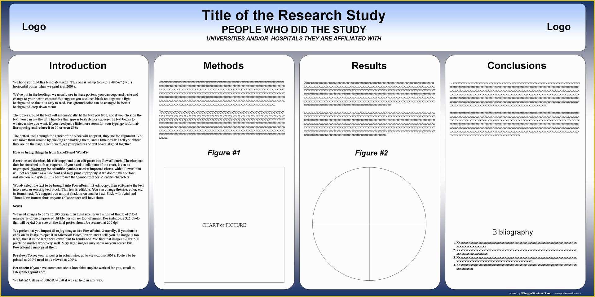 Poster Template Free Microsoft Word Of Free Powerpoint Scientific Research Poster Templates for