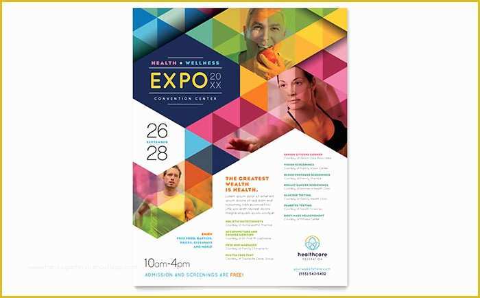 Poster Template Free Microsoft Word Of Health Fair Flyer Template Word & Publisher