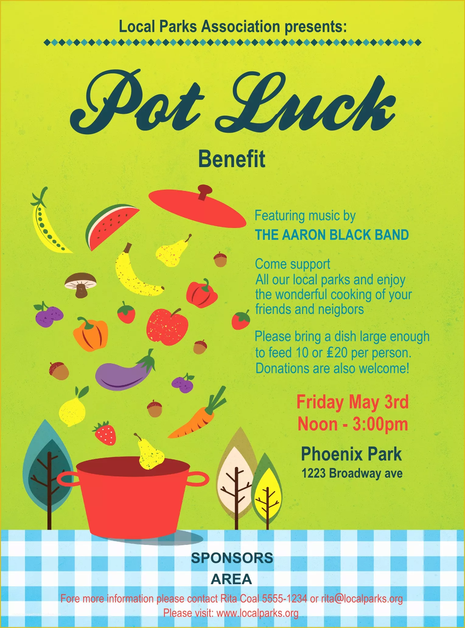 Potluck Flyer Template Free Of Potluck Flyer