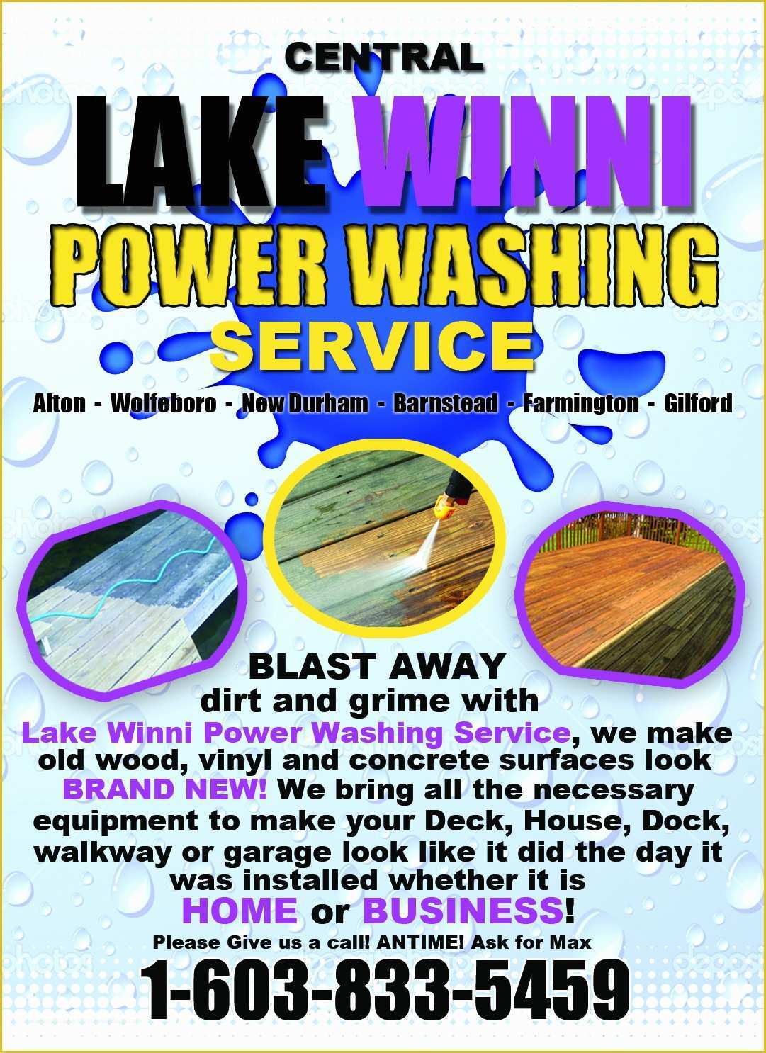 Power Washing Flyer Templates Free Of Pressure Washing Business Flyers