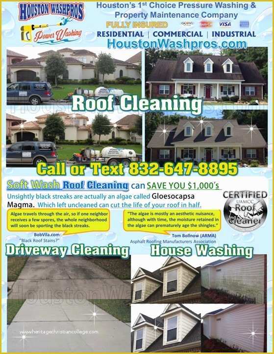 Power Washing Flyer Templates Free Of Pressure Washing Houston Flyer