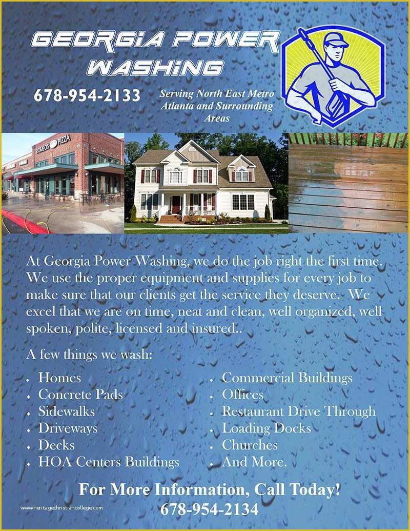 Power Washing Flyer Templates Free Of You too Can Use these Pressure Washing Templates for
