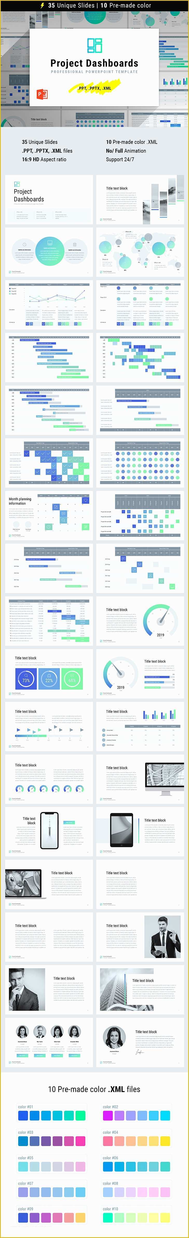 Powerpoint Dashboard Template Free Of Project Dashboard Templates Powerpoint Download now