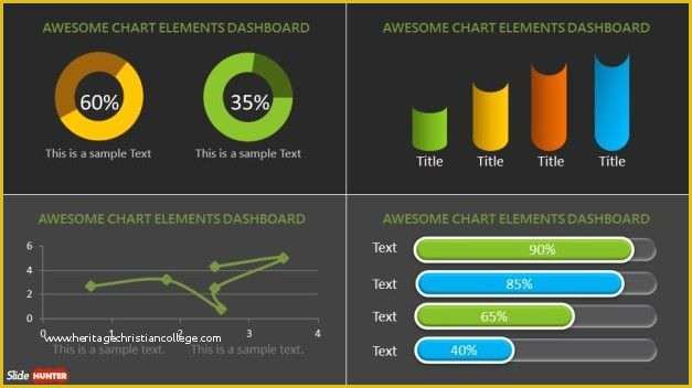 Powerpoint Dashboard Template Free Of top 10 Charts Powerpoint Template – Slidehunter – Free