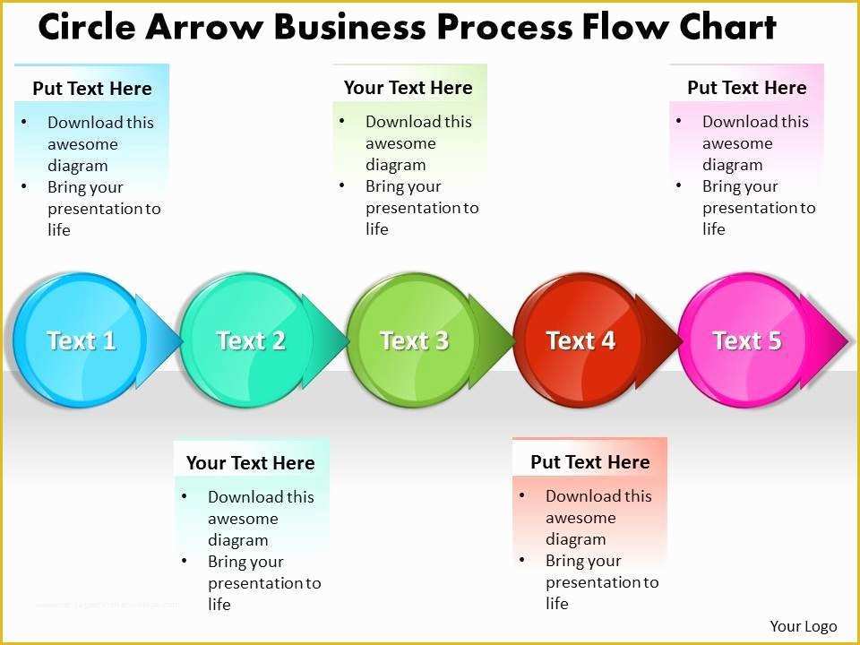 Powerpoint Flowchart Template Free Of Business Powerpoint Templates Circle Arrow Process Flow