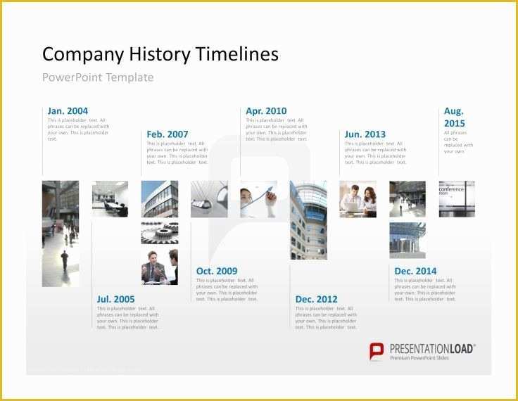 Powerpoint History Timeline Template Free Of Show Your Pany History On A Timeline In A Powerpoint