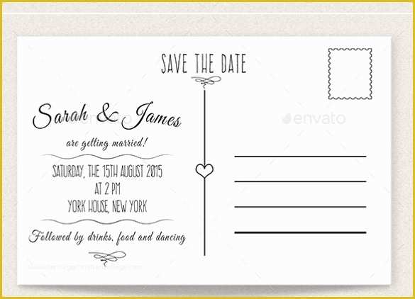 Powerpoint Postcard Template Free Of Save the Date Postcard Templates 2018