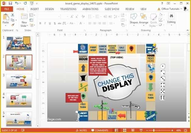 Powerpoint Quiz Template Free Download Of Powerpoint Board Game Template