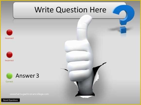 Powerpoint Quiz Template Free Download Of Question and Answer toolkit Template for Powerpoint