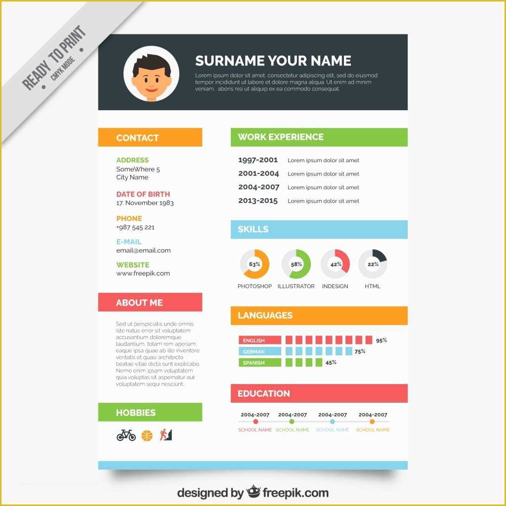 Powerpoint Resume Template Free Download Of 10 top Free Resume Templates Freepik Blog Freepik Blog