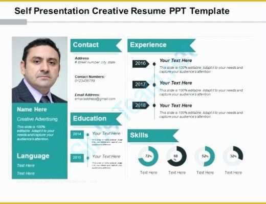 Powerpoint Resume Template Free Download Of Powerpoint Resume Template Cv Ppt Templates Free Download