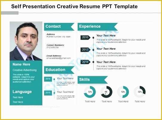45 Powerpoint Resume Template Free Download