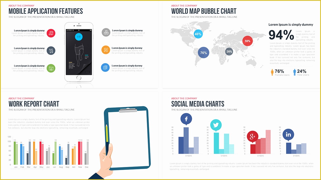 Powerpoint Templates Free Download Of Pany Profile Powerpoint Template Free Slidebazaar