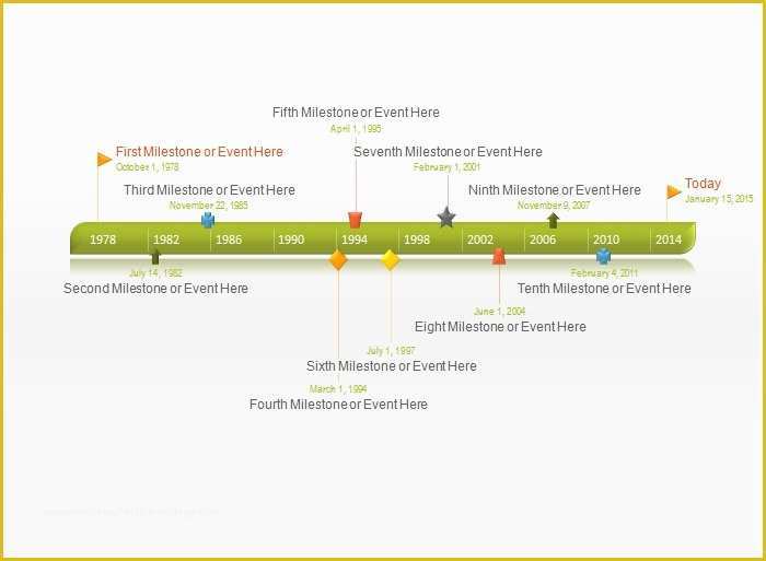 Powerpoint Timeline Template Free Of 20 Timeline Powerpoint Templates