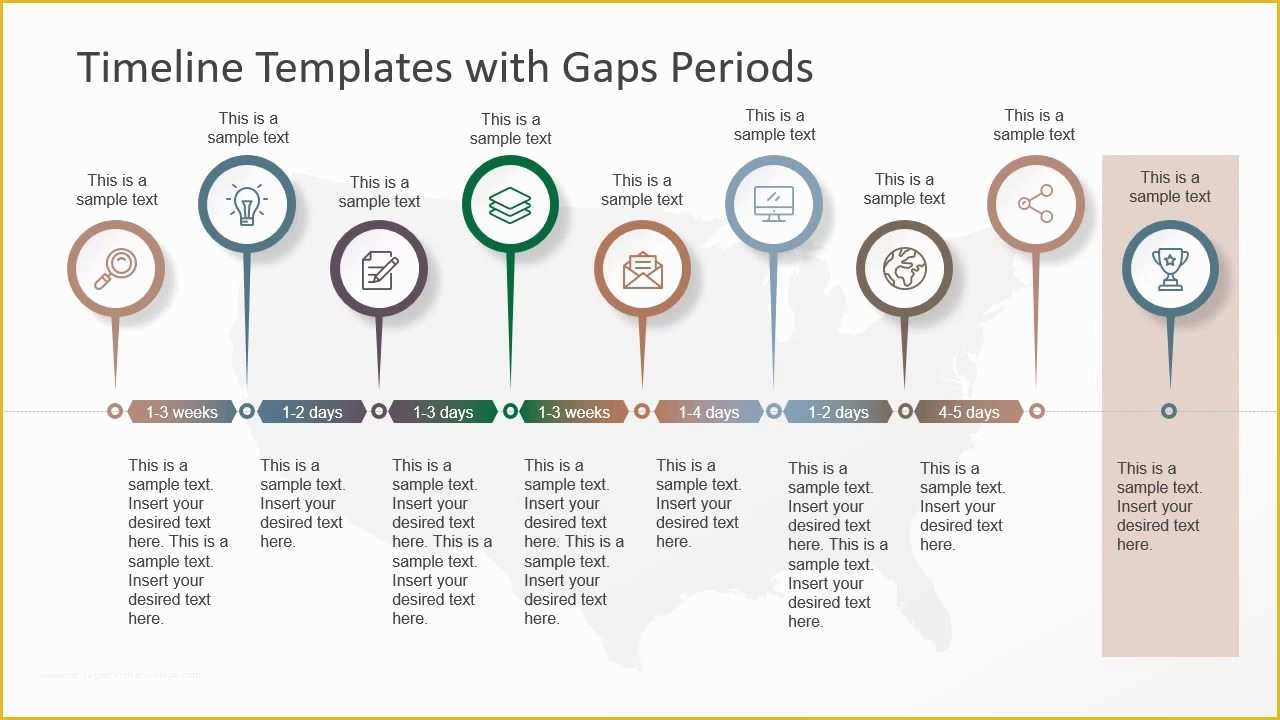 Powerpoint Timeline Template Free Of Animated Timeline Templates with Gaps Periods