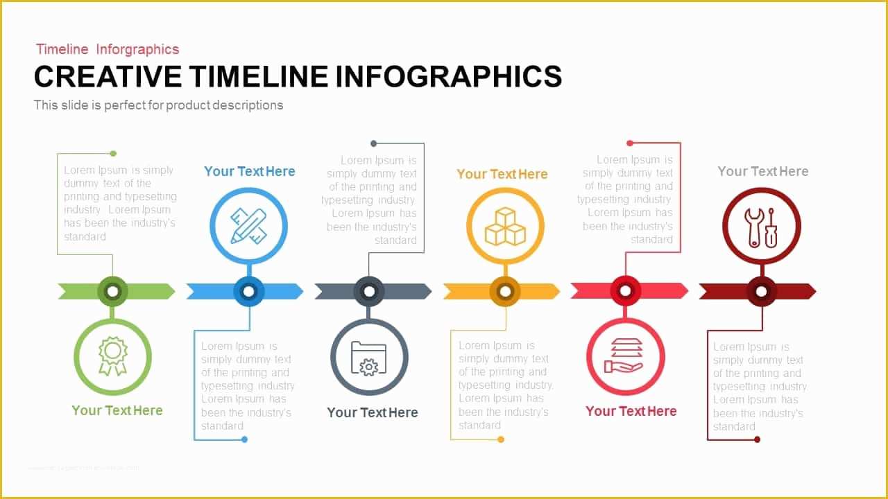 Powerpoint Timeline Template Free Of Creative Infographics Timeline Powerpoint Template