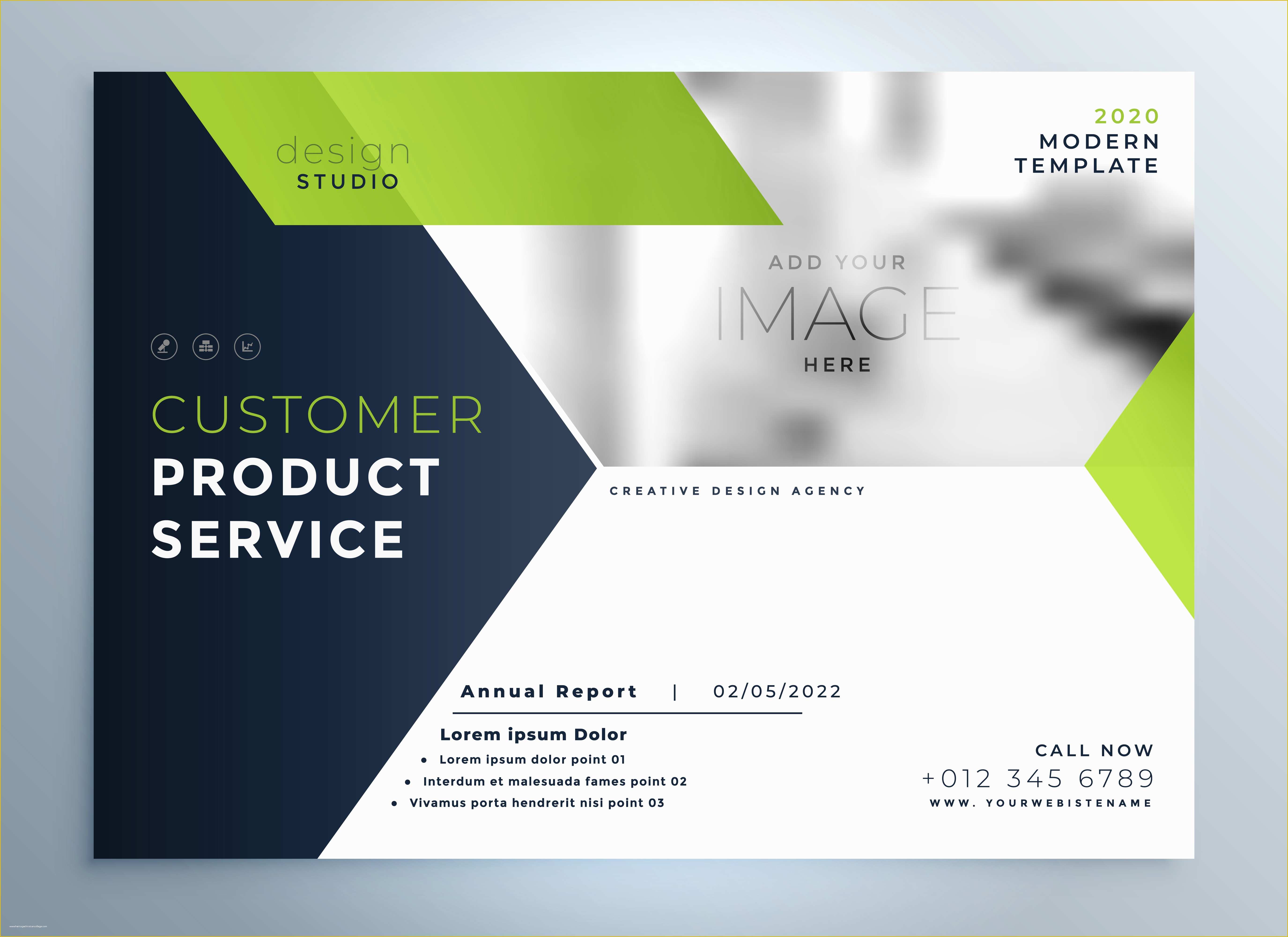 Ppt Brochure Templates Free Of Creative Green Modern Brochure Flyer Template Presentation