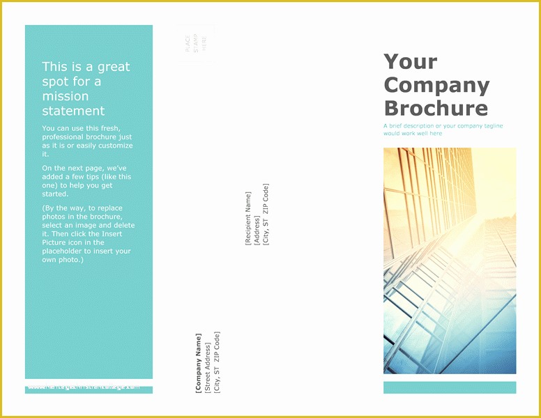 Ppt Brochure Templates Free Of Microsoft Line Brochure Templates Csoforumfo