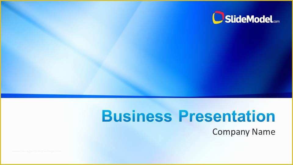 Ppt Templates Free Download for Project Presentation Of Blue Pany Profile Business Powerpoint Template Slidemodel