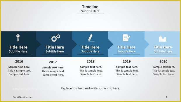 Ppt Templates Free Download for Project Presentation Of Timeline Archives Slide Ocean