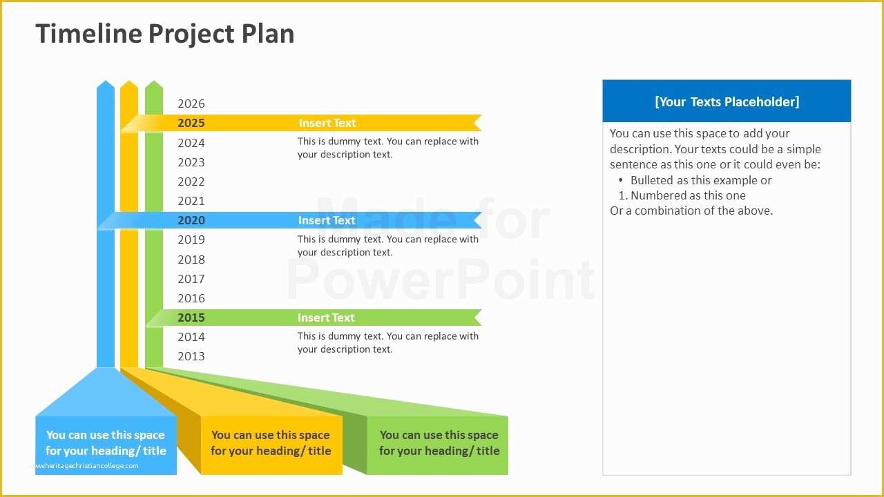 Ppt Templates Free Download for Project Presentation Of Timeline Project Plan Powerpoint Template