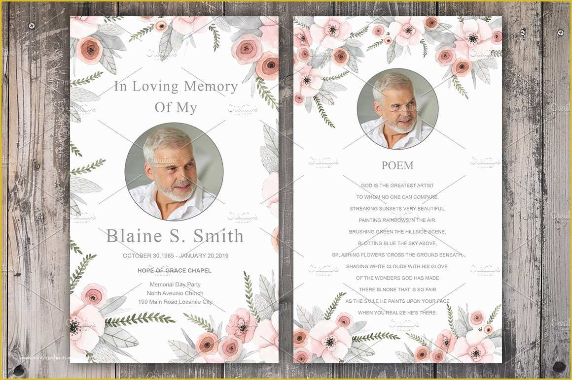 Prayer Card Template Free Of Funeral Prayer Card Template Card Templates Creative