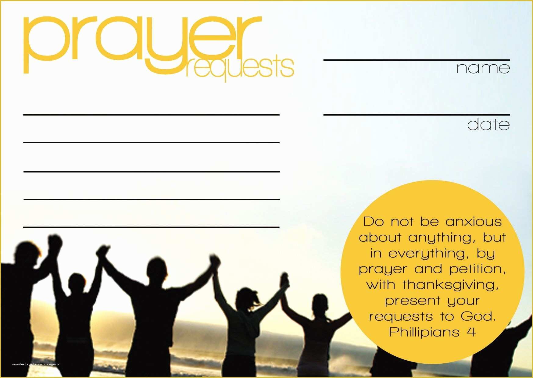 Prayer Card Template Free Of Prayer Request Cards Templates 