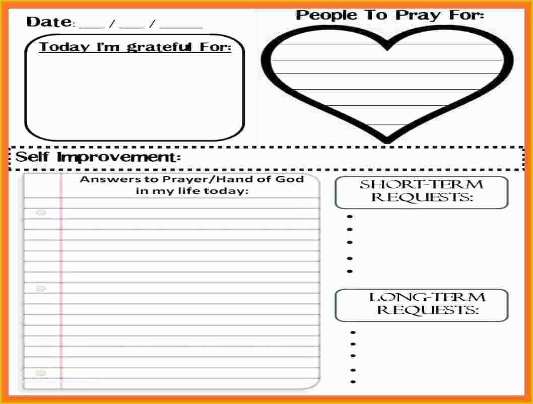 Prayer Letter Templates Free Of 10 Prayer Journal Template