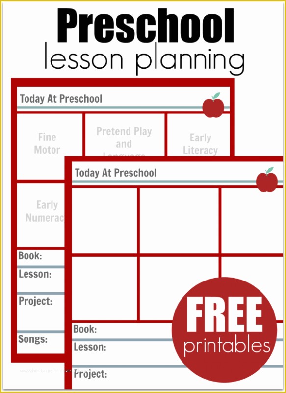 Pre K Lesson Plan Template Free Of Must Read Advice for New Preschool Teachers No Time for