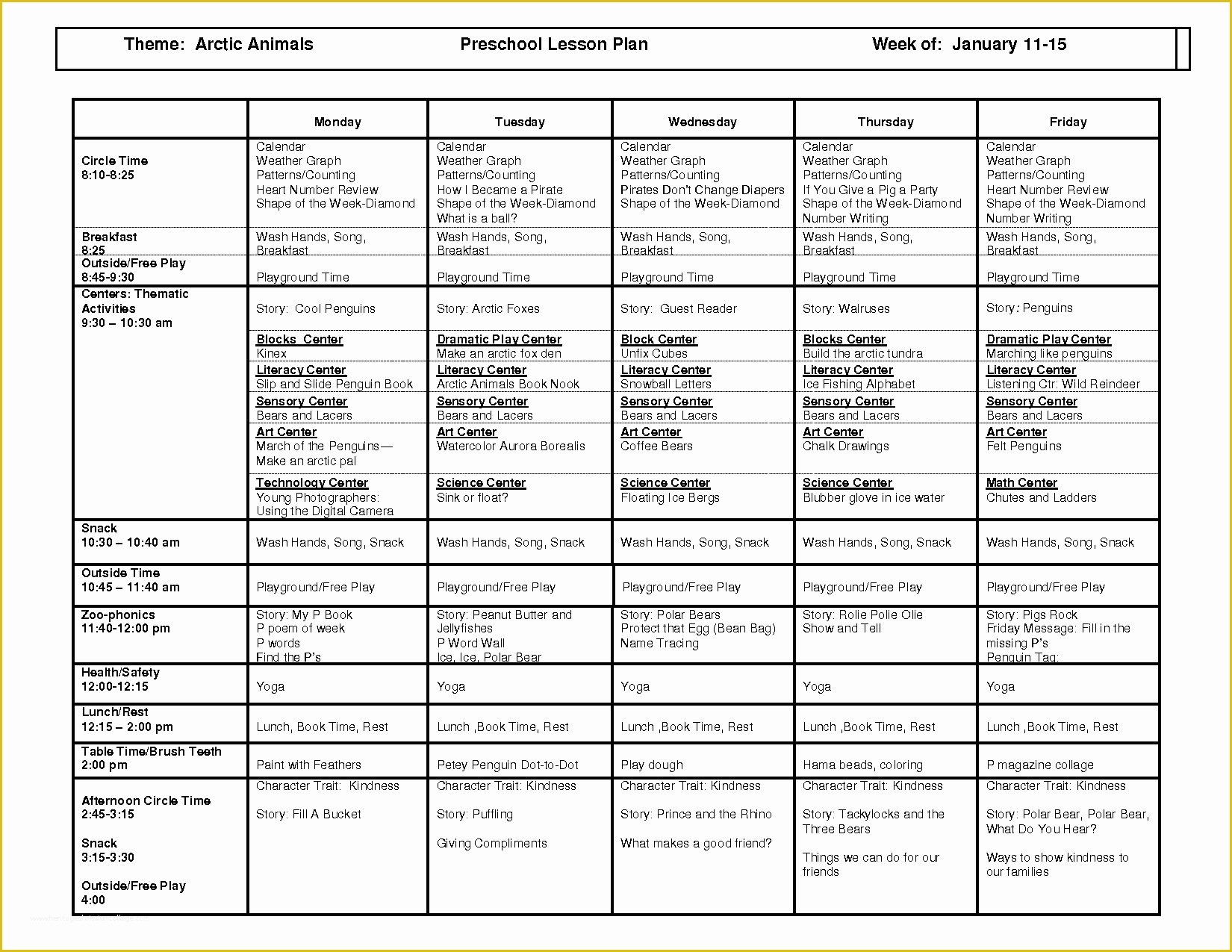 Pre K Lesson Plan Template Free Of Pin by Mallory Gann On Future Teaching Ideas