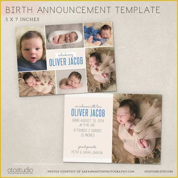 Pregnancy Announcement Templates Free Download Of Birth Announcement Template Modern Collage Cb009 Psd