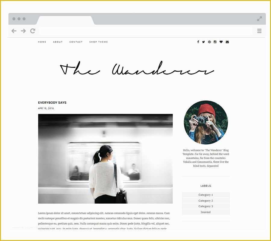 Premade Website Templates Free Of New Premade Blogger Template Simple and Clean Blog Design