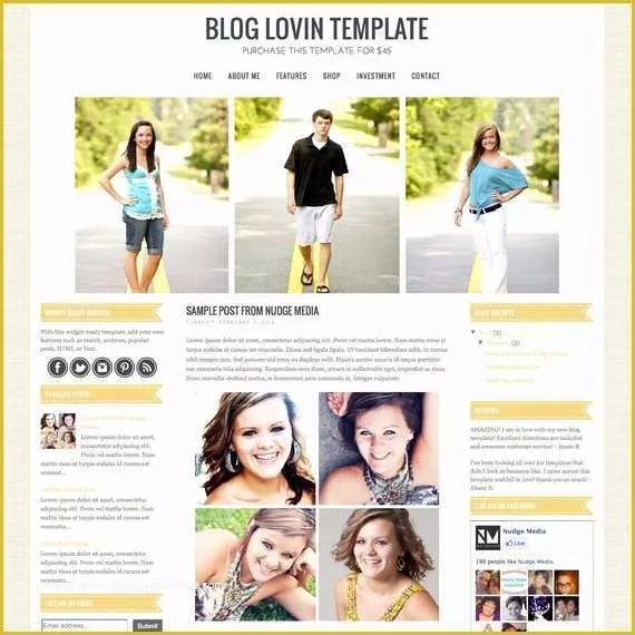 Premade Website Templates Free Of Premade Blogger Template 3 Column Graphy by