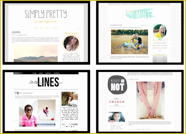 Premade Website Templates Free Of Premade Blogger Templates