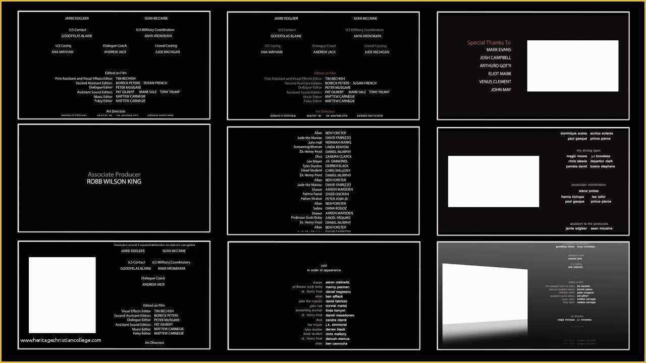 Premiere Pro Credits Template Free Of 10 Free End Credits Template for after Effects